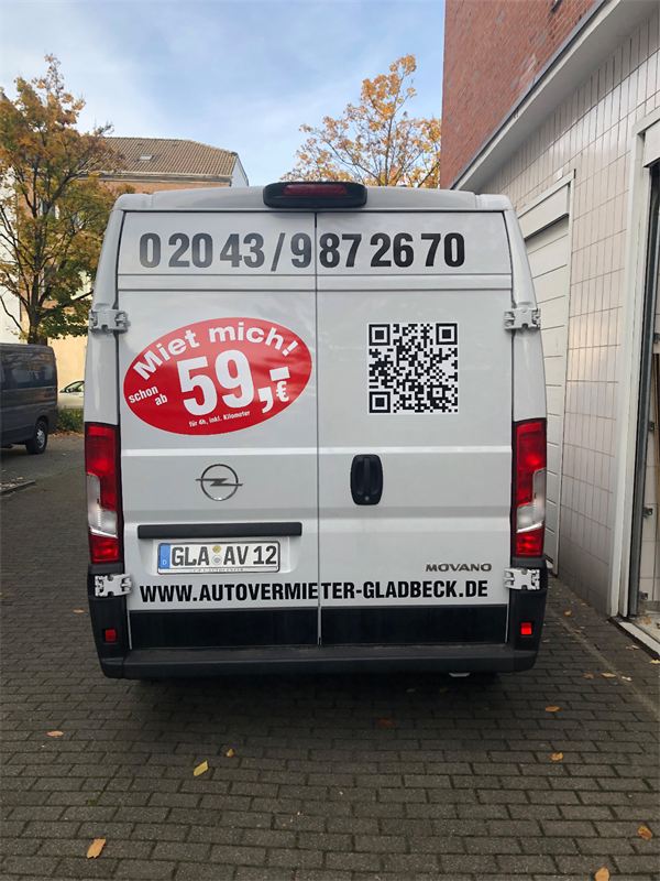 Transporter Heckansicht